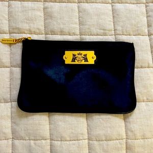Black satin Juicy clutch